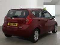 Used Nissan Note Acenta Premium 90 HP (66 kW) 2014 Red Hatchback