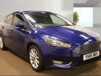Used Ford Focus Titanium 125 HP (91 kW) 2015 Blue Hatchback