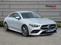 Used Mercedes CLA180 AMG Line Premium 134 HP (98 kW) 2021 Silver Sedan
