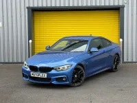 Begagnad BMW 420 M Sport 190 HK (139 kW) 2017 Blå Sportkupé