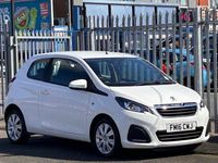 Begagnad Peugeot 108 Active 2016 Vit Halvkombi
