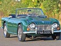 Used Triumph TR4 100 HP (73 kW) 1965 Blue Cabriolet