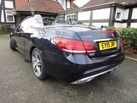 Used Mercedes E220 AMG 2015 Blue Cabriolet