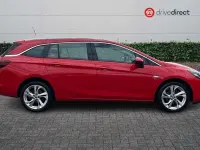 Used Vauxhall Astra SRi 150 HP (110 kW) 2019 Red Estate
