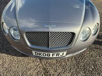 Used Bentley Continental GT Convertible 560 HP (411 kW) 2008 Silver Cabriolet