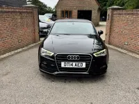 Used Audi A3 Cabriolet S-Line 150 HP (110 kW) 2014 Black Cabriolet