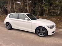Used BMW 116 Sport Line 2013 White Hatchback