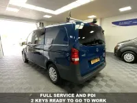 Usado Mercedes Vito Progressive 136 HP (100 kW) 2021 Azul Van