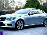 Begagnad Mercedes C180 AMG 156 HK (114 kW) 2012 Silver Sportkupé