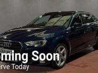 Used Audi A3 Sportback Sport 150 HP (110 kW) 2019 Blue Hatchback