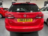 Used Vauxhall Astra Design Edition 136 HP (100 kW) 2019 Red Estate