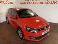 Used VW Polo Match 60 HP (44 kW) 2012 Red Hatchback