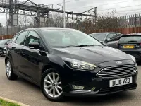Used Ford Focus Titanium 125 HP (91 kW) 2018 Black Hatchback