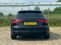 Used Audi A3 S-Line 125 HP (91 kW) 2014 Black Hatchback