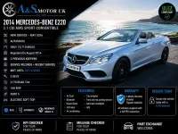 Used Mercedes E220 AMG 168 HP (123 kW) 2014 Silver Cabriolet