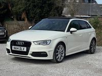 Used Audi A3 Sportback S-Line 150 HP (110 kW) 2014 White Hatchback