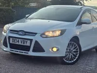 Used Ford Focus Zetec 113 HP (83 kW) 2014 White Hatchback