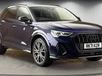 Used Audi Q3 Advanced 150 HP (110 kW) 2021 Navarra blue metallic/navarra blue metallic SUV