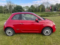 Usado Fiat 500 Lounge 69 HP (50 kW) 2010 Vermelho Citadino