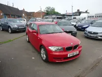 Used BMW 118 2008 Red Hatchback