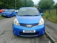Used Nissan Note N-TEC 110 HP (80 kW) 2011 Blue Hatchback