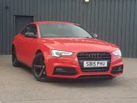 Used Audi A5 Black Edition 177 HP (130 kW) 2015 Red Coupe