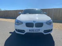Used BMW 116 Sport Line 2015 White Hatchback