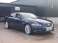 Used Jaguar XJ Portfolio 340 HP (250 kW) 2014 Blue Sedan