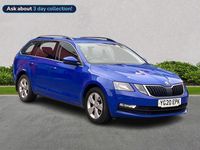 Used Skoda Octavia SE Technology 115 HP (84 kW) 2020 Blue Estate