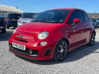 Begagnad Abarth 595 140 HK (102 kW) 2015 Röd Halvkombi