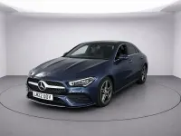 Used Mercedes CLA180 AMG line 136 HP (100 kW) 2022 Blue Sedan