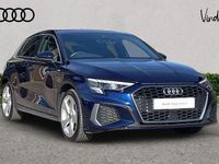 Used Audi A3 S-Line 147 HP (108 kW) 2021 Blue Sedan