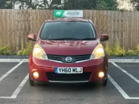 Used Nissan Note N-TEC 88 HP (64 kW) 2010 Red Hatchback