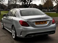 Usado Mercedes C220 AMG line 170 HP (125 kW) 2017 Prateado Sedan