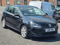 Used VW Polo SE 75 HP (55 kW) 2011 Black Hatchback