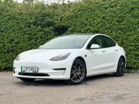 Usado Tesla Model 3 Long Range AWD 254 kW (346 HP) 2021 Branco Sedan