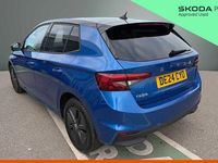 Used Skoda Fabia Colour Edition 85 HP (62 kW) 2024 Race blue metallic black magic pearl effect Hatchback