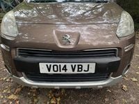 Used Peugeot Partner Tepee Outdoor 2014 Brown MPV