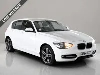 Used BMW 116 Sport Line 2014 White Hatchback