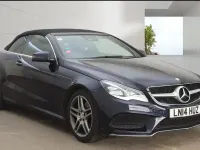 Used Mercedes E250 AMG 2014 Blue Cabriolet