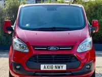 Used Ford Transit Custom Limited 130 HP (95 kW) 2018 Red Van