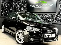 Used Audi A1 S-Line 122 HP (89 kW) 2015 Black Hatchback