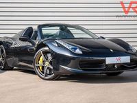 Used Ferrari 458 570 HP (419 kW) 2013 Black Cabriolet
