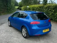 Used Seat Leon Ecomotive 105 HP (77 kW) 2010 Blue Hatchback