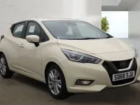 Used Nissan Micra Acenta 90 HP (66 kW) 2018 White Hatchback
