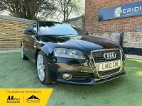 Begagnad Audi A3 S-Line 2010 Svart Halvkombi
