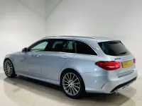Usado Mercedes C220 AMG line 170 HP (125 kW) 2016 Prateado Carrinha