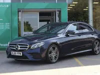 Used Mercedes E200 AMG line 184 HP (135 kW) 2018 Blue Sedan