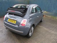 Used Fiat 500C Lounge 69 HP (50 kW) 2015 Grey Cabriolet