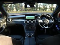 Used Mercedes C300 AMG line 245 HP (180 kW) 2020 Red Sedan